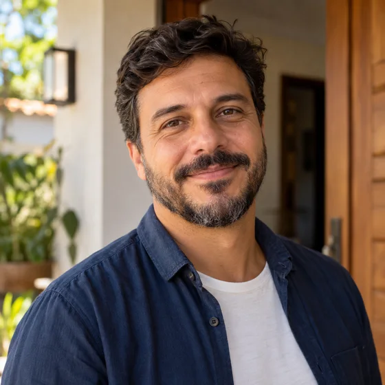 Retrato ilustrativo de Marcos Lima
